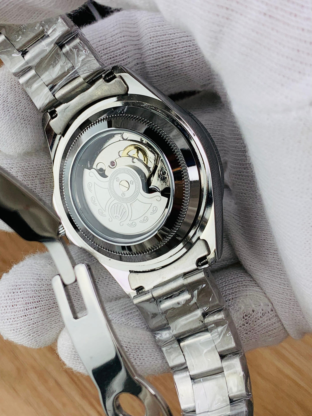 RLX Luxury Explorer 16570 - Stainless Steel - Sky Blue