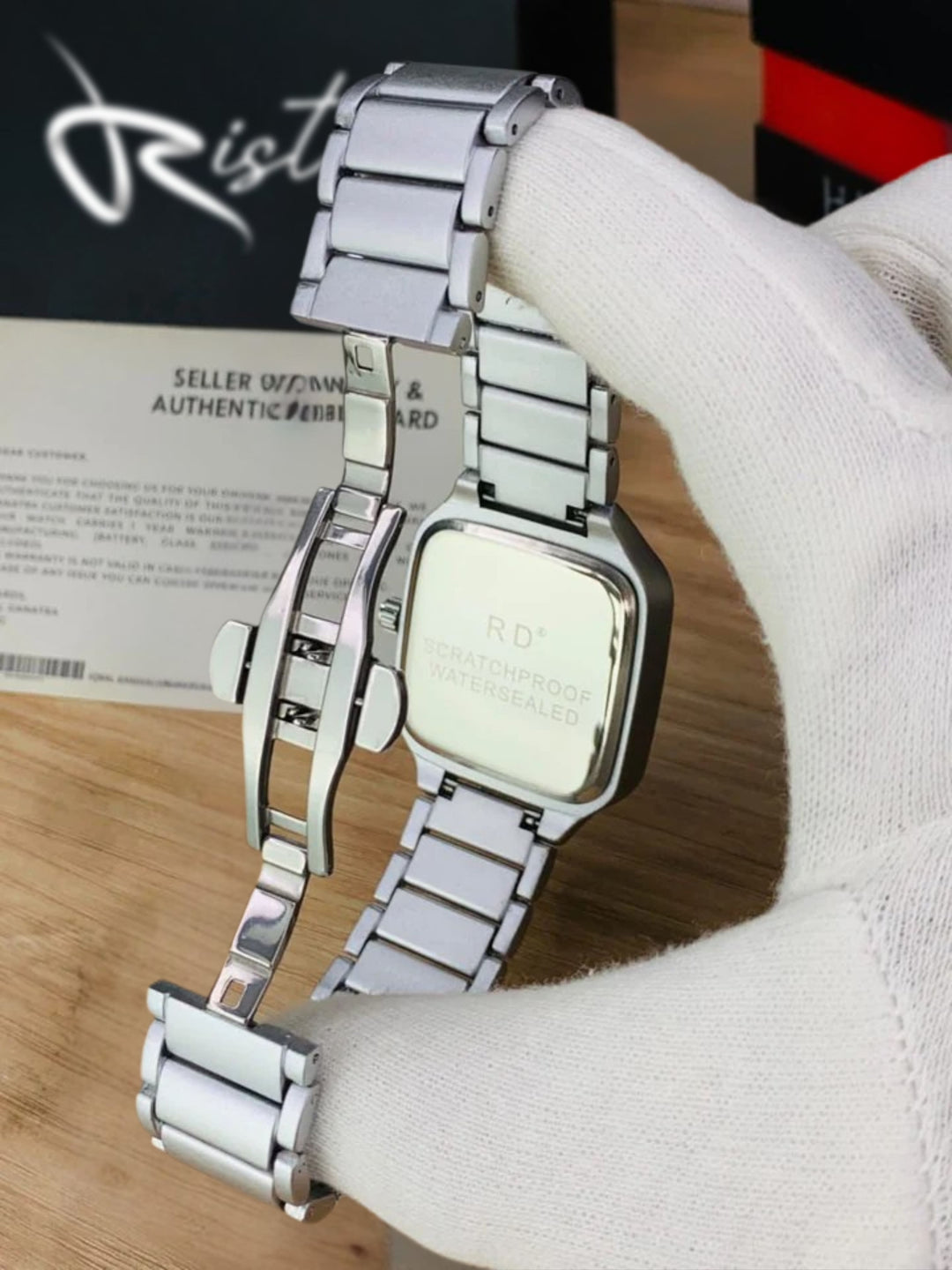 Rado Classic Square Men's Watch MD Silver Tiffany