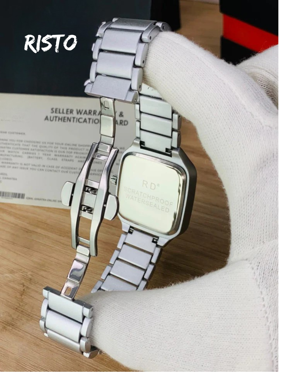 Rado Classic Square Men's Watch MD Silver Blue
