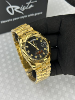 RLX - Oyster Perpetual Day & Date - Golden Black
