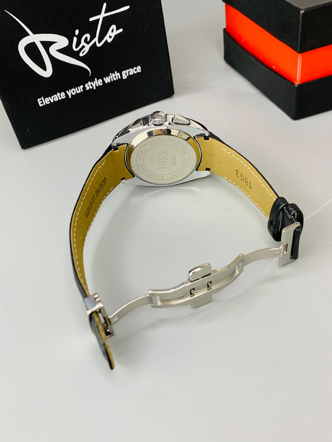 Tissot Luxury Chronograph Watch for Men | Business Edition - Brown Golden