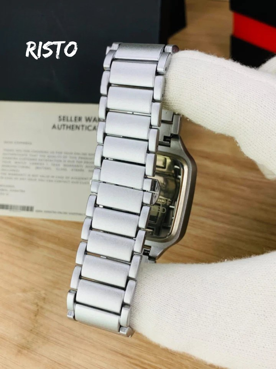 Rado Classic Square Men's Watch MD Silver Black