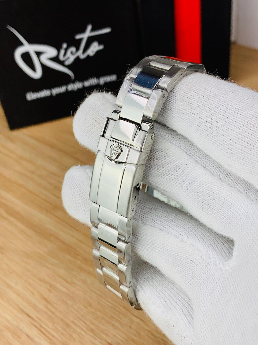 RLX Luxury Explorer 16570 - Stainless Steel - Green