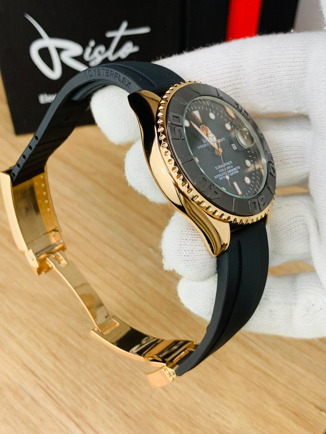 Risto RLX - 40mm | Yacht Master Men Watch | 6 months Official Warranty