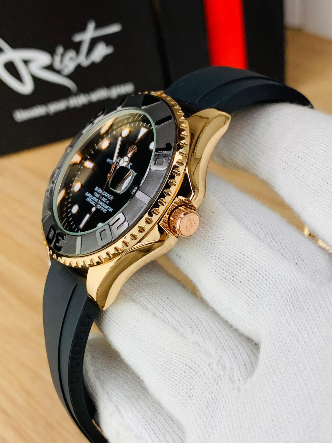 Risto RLX - 40mm | Yacht Master Men Watch | 6 months Official Warranty